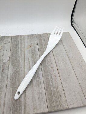 Machi Melamine White Spatula Turner Flipper Fork Utensil 12" MC-722